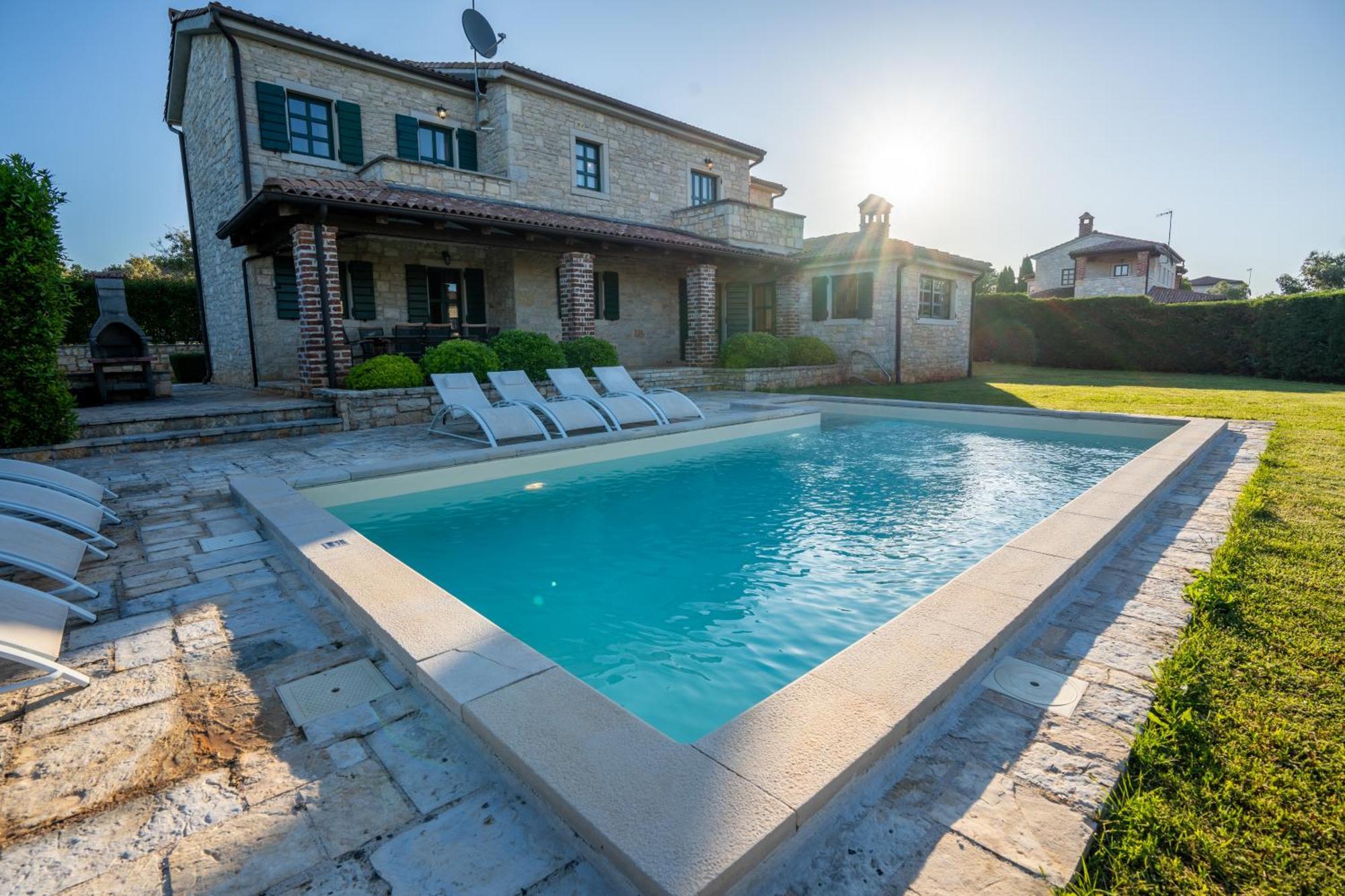 Theblueview Villas Near Porec Святой Ловреч Пазенатички Экстерьер фото